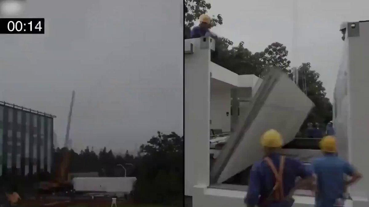 Çin'de 28 Saatte 10 Katlı Bina İnşa Edildi: 