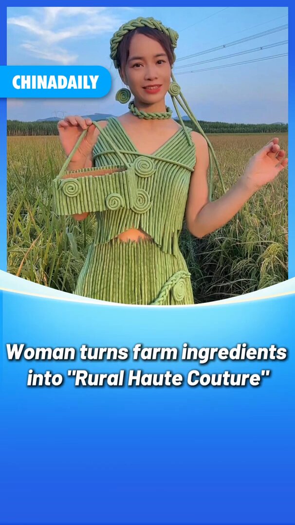 Köyde Yetişen Ürünlerle Haute Couture: Çinli Kadının Doğadan Modaya Yolculuğu