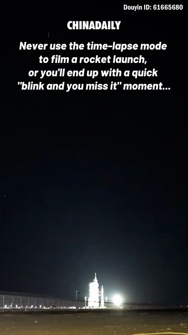 Roket Fırlatma Anını Zaman Atlamalı Çekmek İçin Uyarı