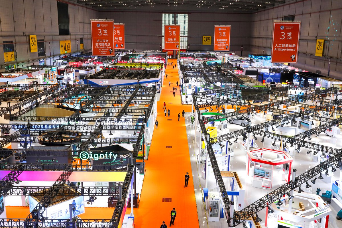 8. Çin Uluslararası İthalat Fuarı (CIIE) Şangay'da Kapılarını Açmaya Hazırlanıyor