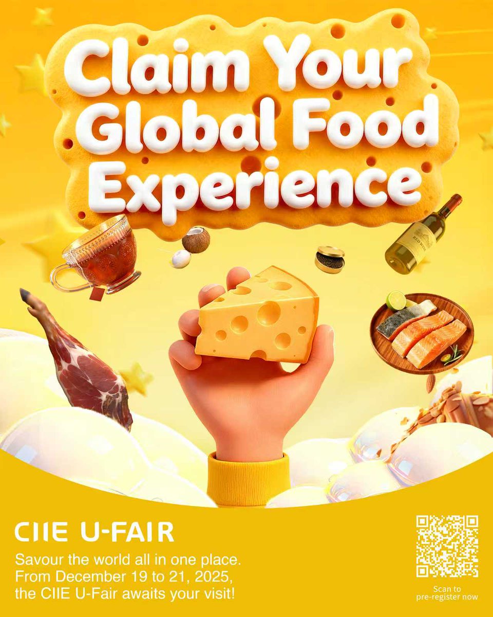 Çin Uluslararası İthalat Fuarı 2025'te Dünya Lezzetleri Buluşacak