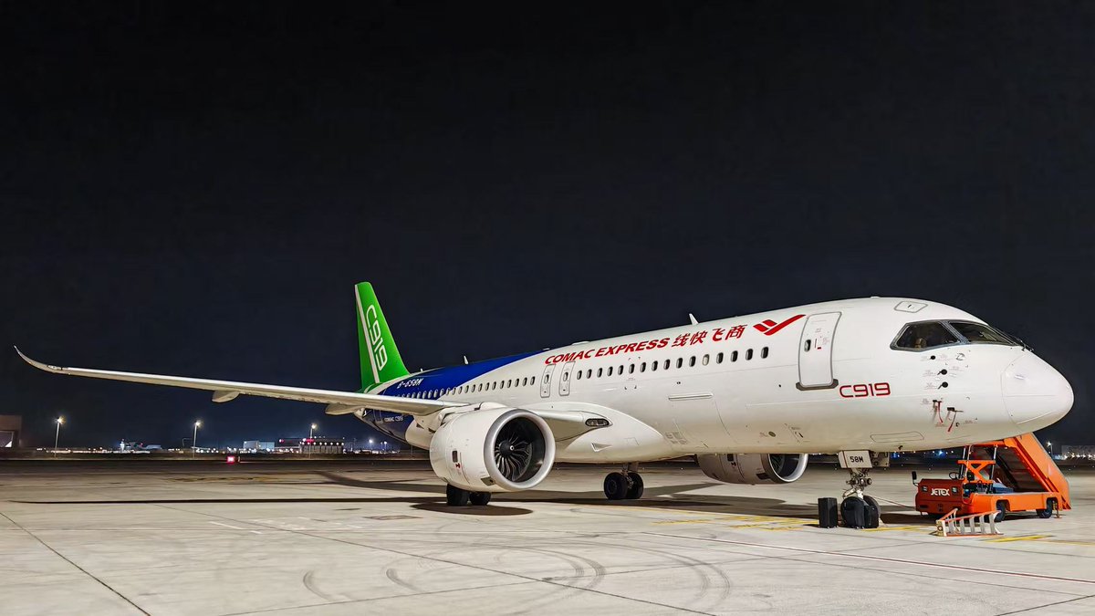 COMAC C919 Orta Doğu'da İlk Kez Dubai Havacılık Fuarı'nda