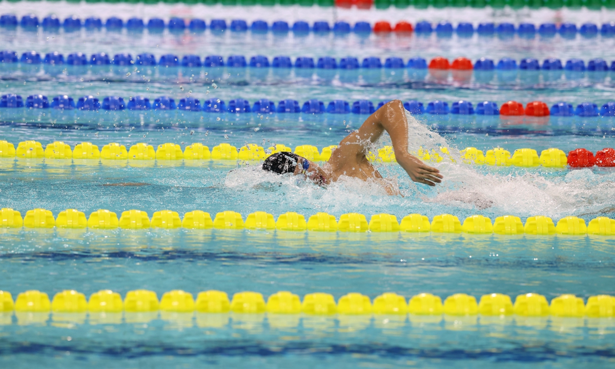 Milli Oyunlar'da Yüzme Heyecanı: Pan Zhanle, Wang Shun ve Zhang Zhanshuo Havuzda
