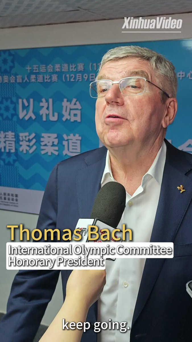 IOC Başkanı Thomas Bach, Çin'in 15. Ulusal Oyunları'nı Övdü ve Büyük Körfez Bölgesi'nden Yüksek Beklentilerini Açıkladı