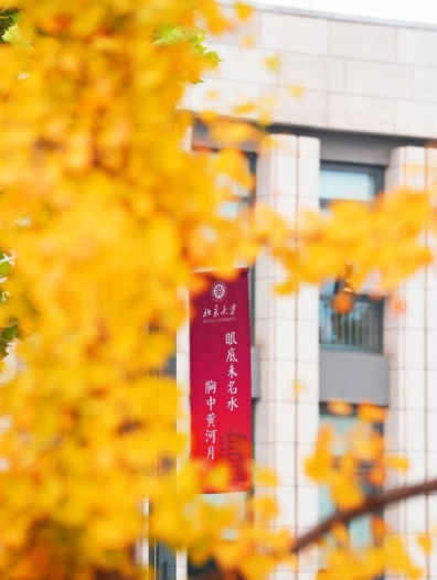 Peking Üniversitesi'nde Sonbaharın Büyüleyici Dokunuşu