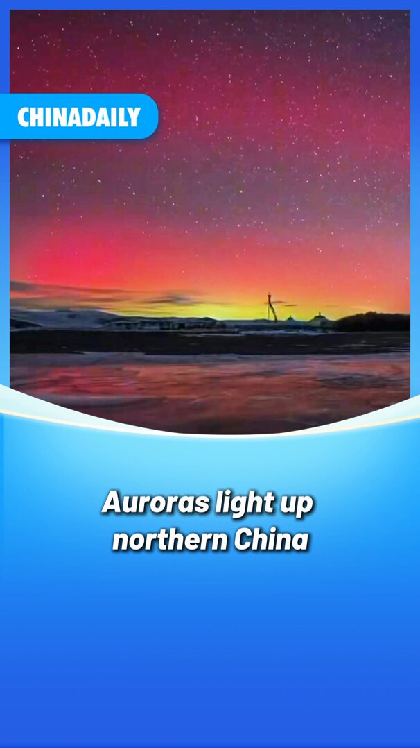 Kuzey Işıkları, Çin'in Kış Gecelerini Aydınlatıyor