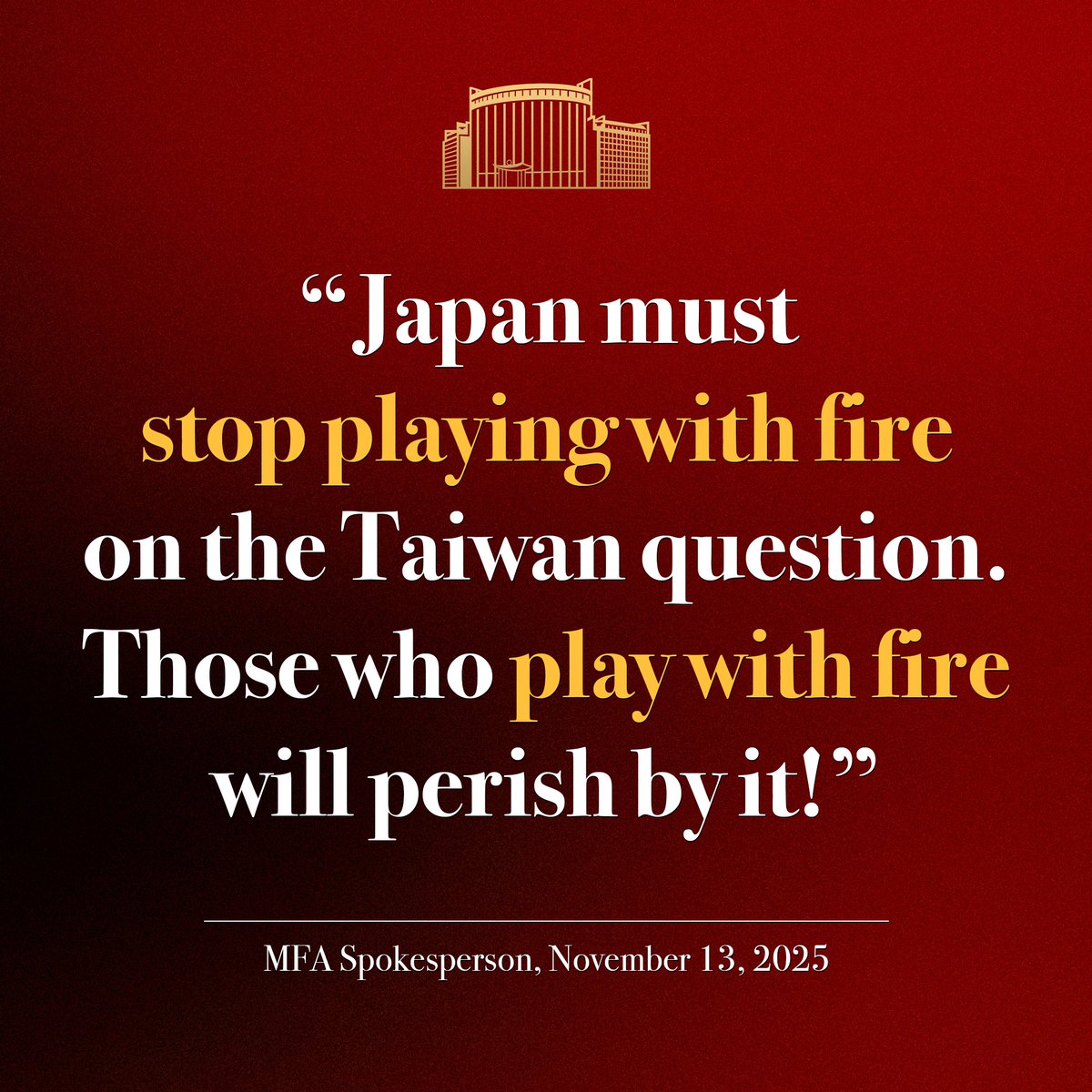 Çin'den Japonya'ya Sert Uyarı: