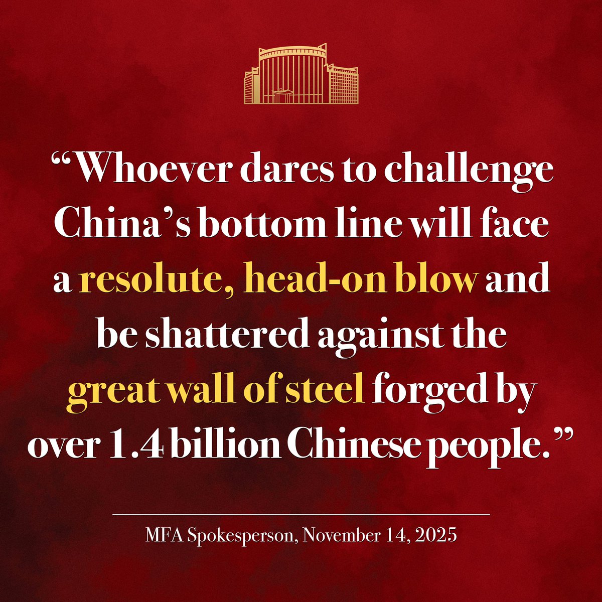 Çin Dışişleri: Egemenlik ve Toprak Bütünlüğü Konusunda Taviz Yok