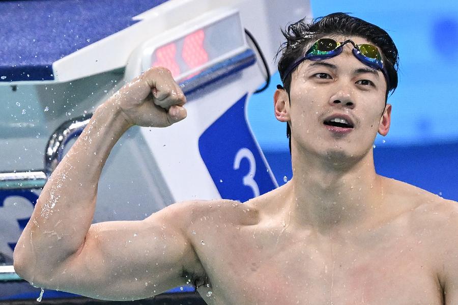 Wang Shun, 200m Bireysel Karışıkta Ulusal Oyunlar Şampiyonu Oldu