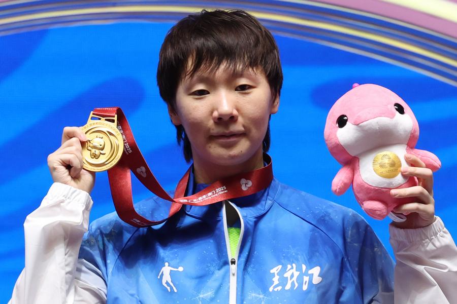 Wang Manyu, Çin Milli Oyunları'nda Kadınlar Tek Şampiyonluğunu Korudu