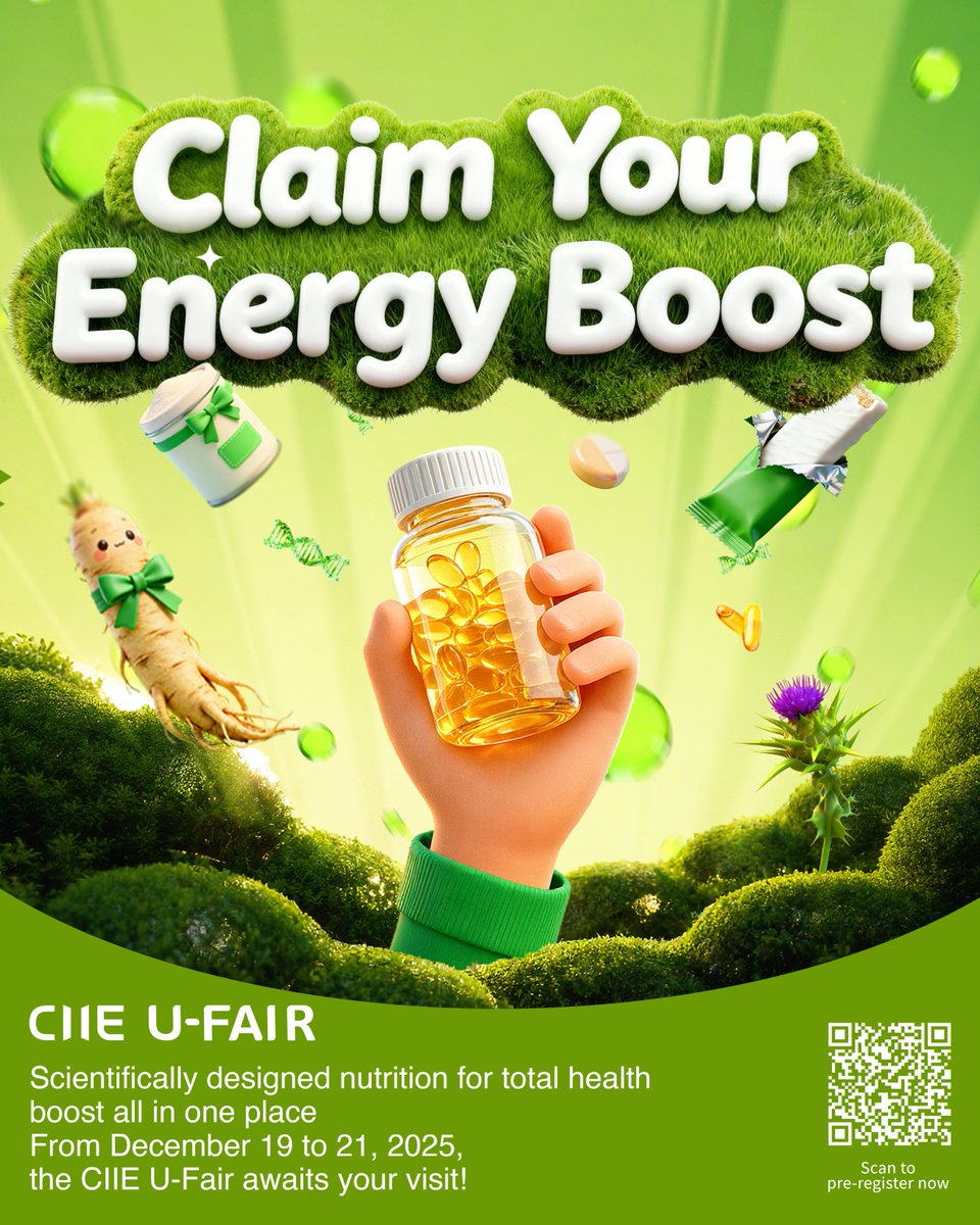 Çin Uluslararası İthalat Fuarı, Küresel Beslenme ve Sağlıklı Yaşam Devleri İçin Buluşma Noktası Olacak