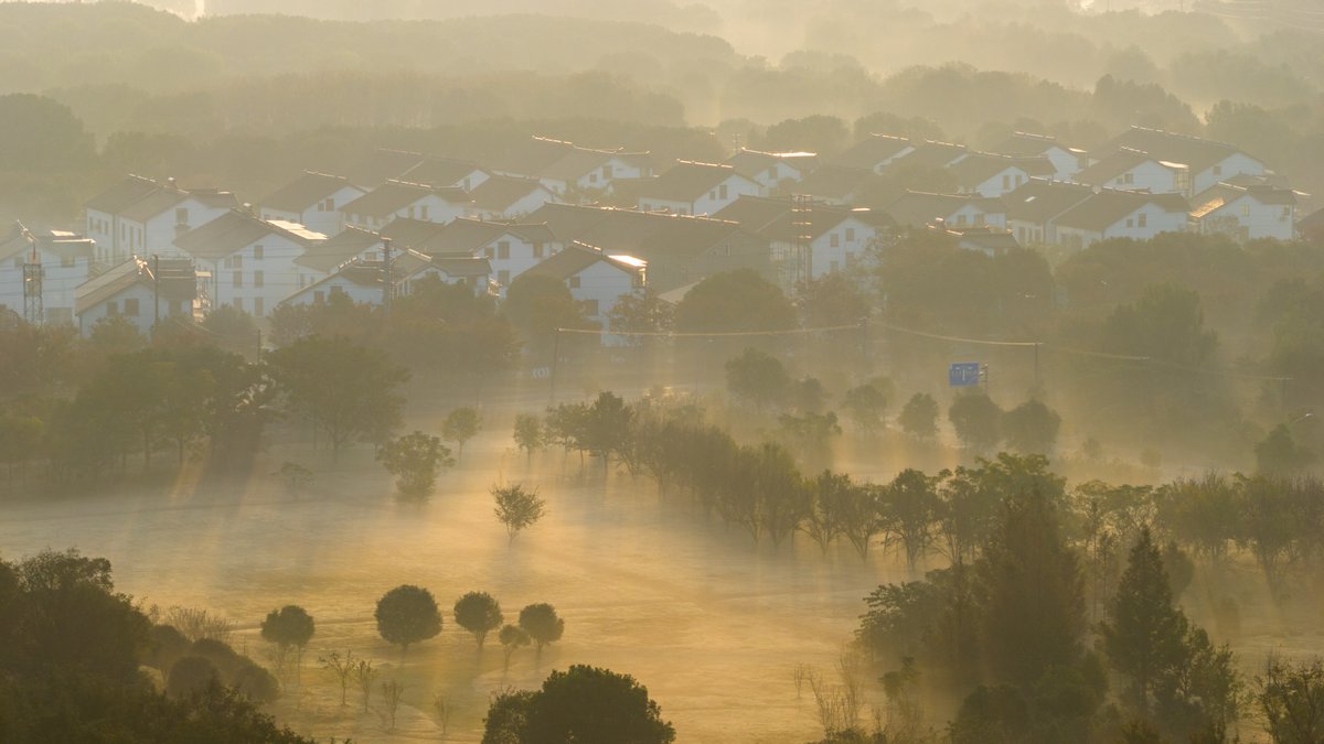 Çin'de Erken Gelen Kış Manzaraları