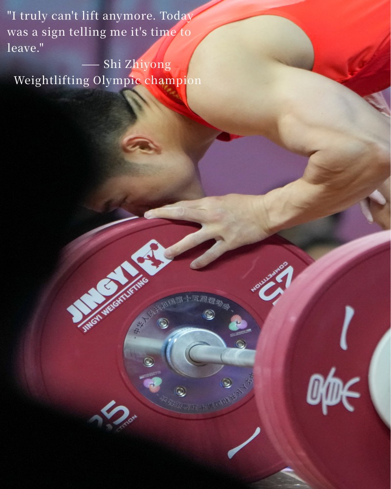 Olimpiyat Şampiyonu Shi Zhiyong, Kariyerini Noktaladı