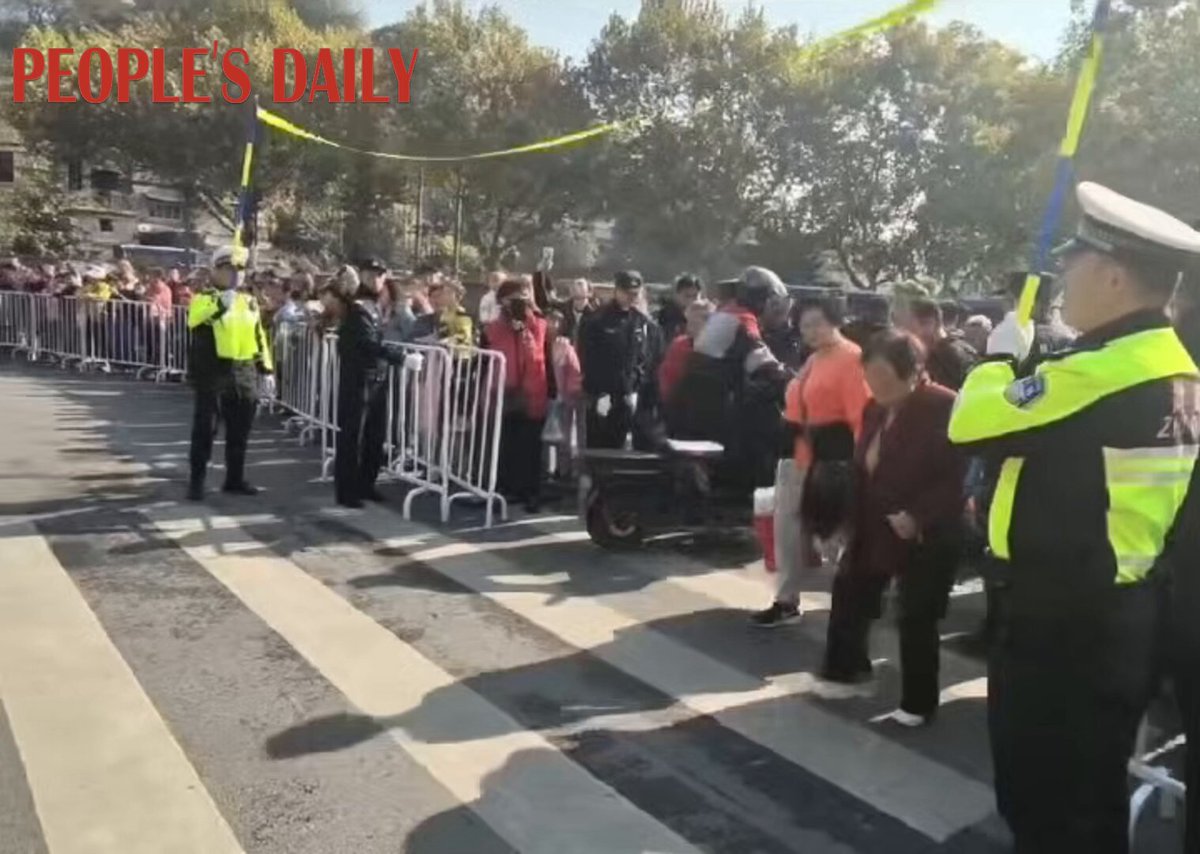 Nanjing Maratonu'nda Düzen Sağlanması İçin 95 Özel Geçiş Noktası Oluşturuldu