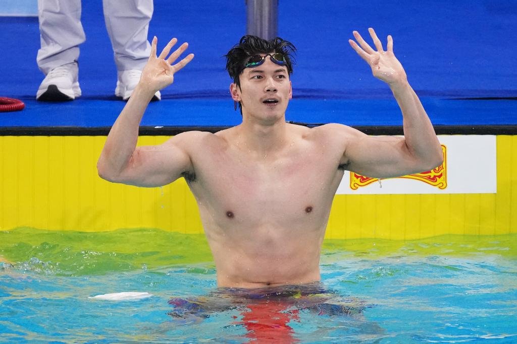 Olimpiyat Şampiyonu Wang Shun, 15. Ulusal Oyunlar'da Altın Madalya Kazandı