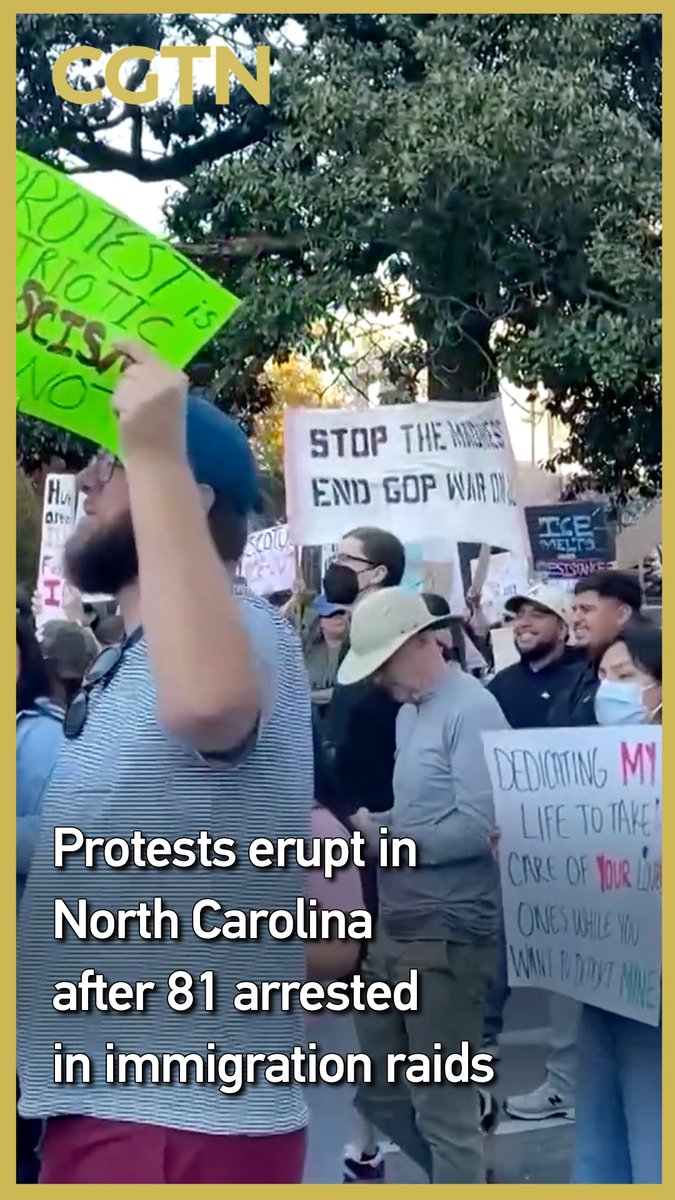 Kuzey Karolina'da Göçmenlik Operasyonları: 81 Gözaltı ve Protestolar