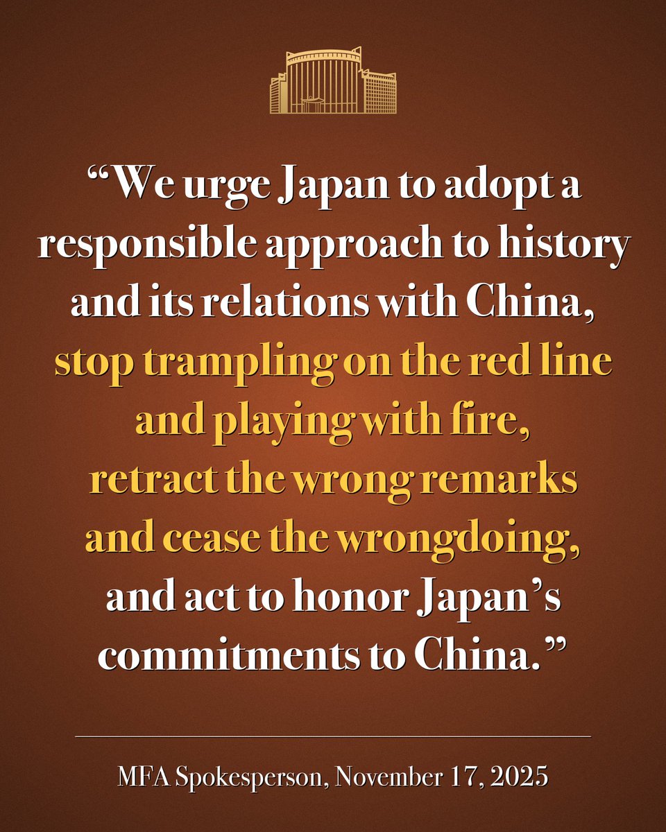 Çin'den Japonya'ya Tayvan İlişkilerinde Kırmızı Çizgi Uyarısı