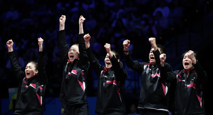 Shandong, Çin 15. Ulusal Oyunları'nda Kadınlar Masa Tenisi Takım Şampiyonu Oldu