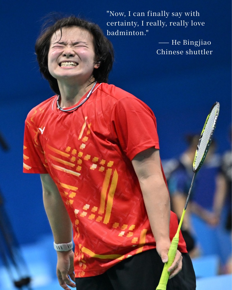 He Bingjiao, Ulusal Oyunlar'daki Son Maçının Ardından Badminton Aşkını Dile Getirdi