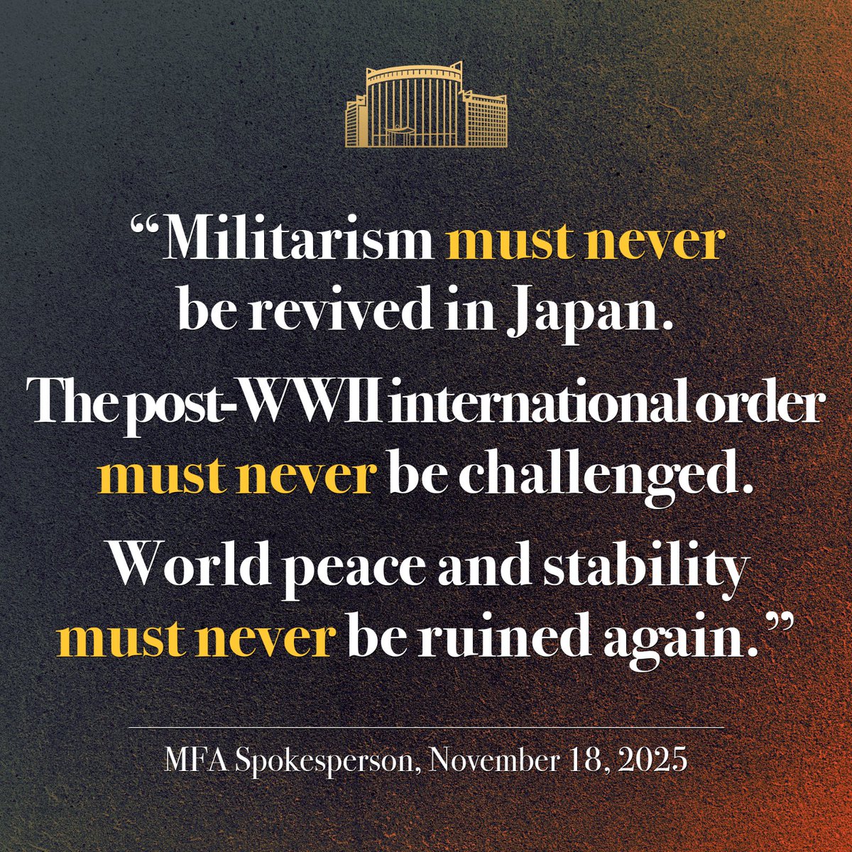 Japonya'da Militarizmin Yeniden Canlanmasına Karşı Çin'den Uyarı