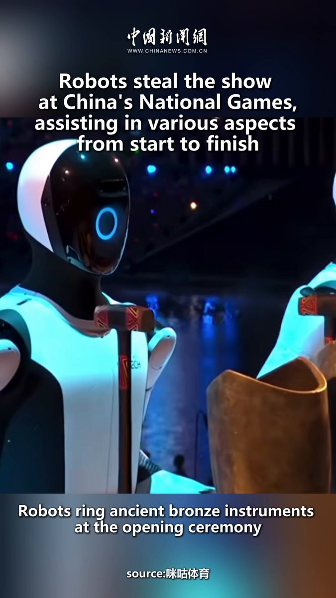 Çin'in 15. Ulusal Oyunları'nda Robotlar Ön Plana Çıktı