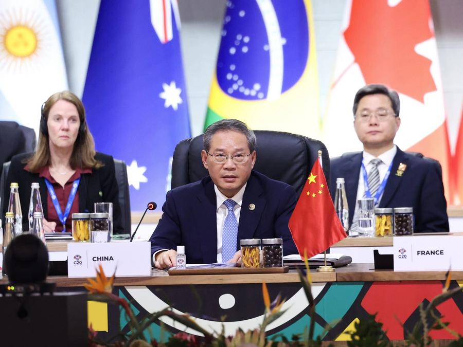 Başbakan Li Qiang, G20 Ülkelerini Dayanışma ve Serbest Ticarete Bağlı Kalmaya Çağırdı