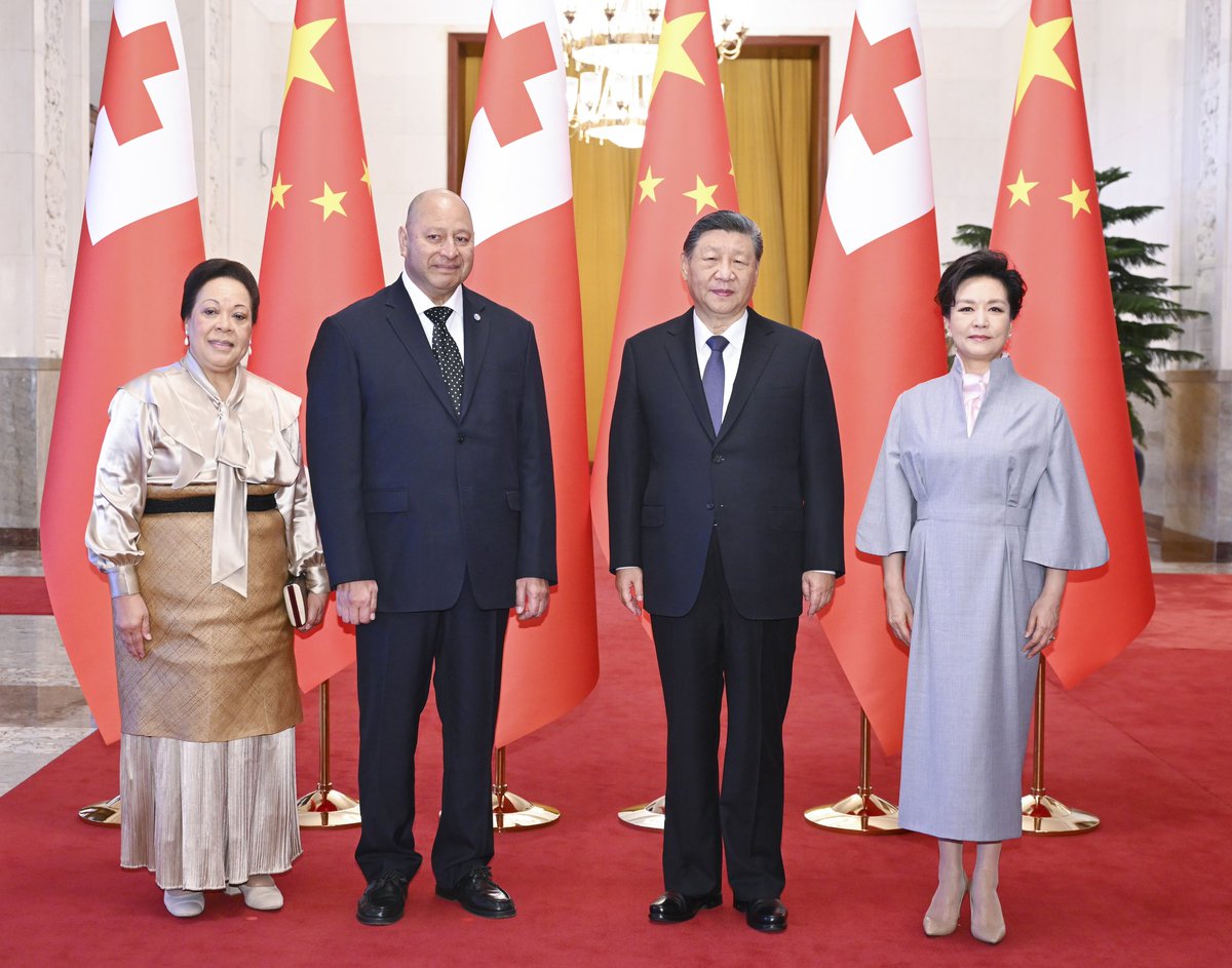 Çin ve Tonga Arasında Güçlü Dostluk ve Stratejik İş Birliği