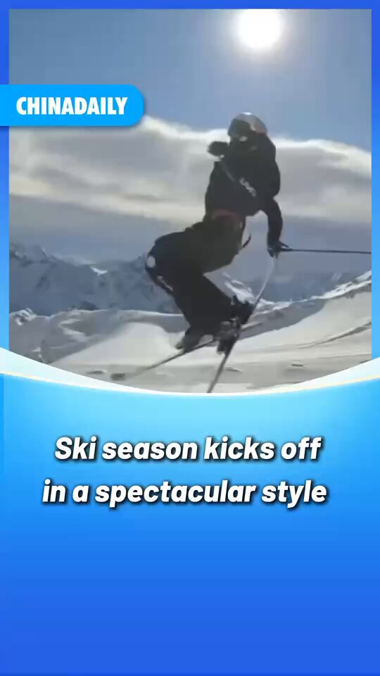 Çin'de Kayak Sezonu Açıldı: Karla Kaplı Pistler Spor Severleri Ağırlıyor
