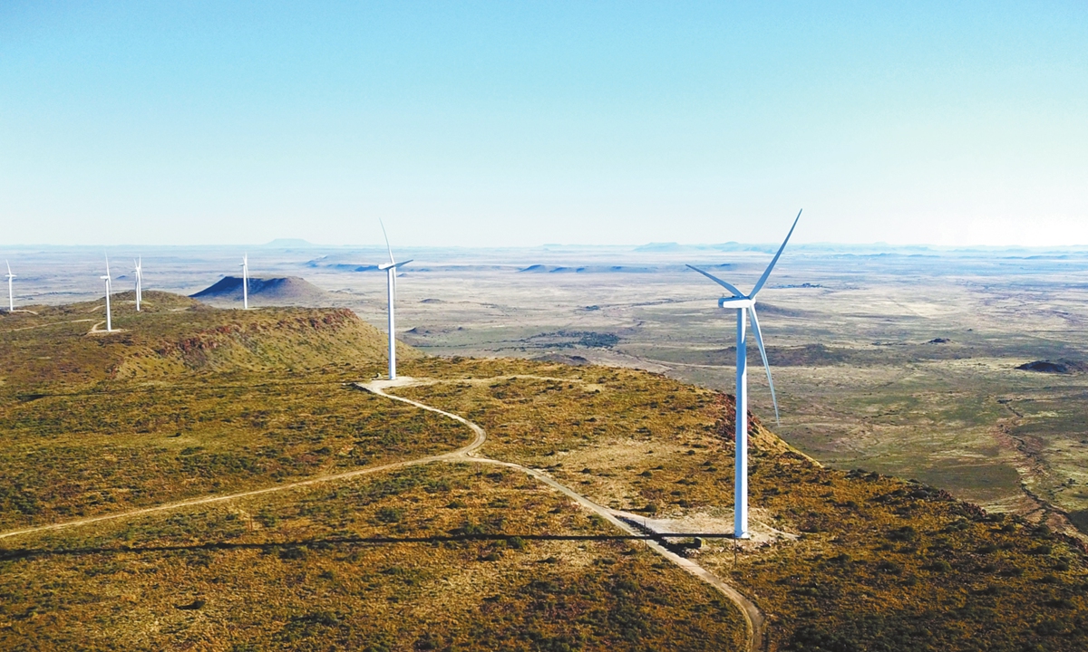 Çin Rüzgar Enerjisi Projesi, Güney Afrika'da Elektriğe Erişimi Kolaylaştırıyor