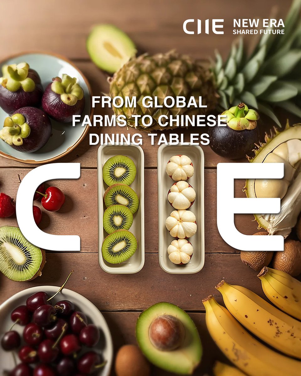 CIIE 2025'te Gıda ve Tarım Ürünleri Sergisi: Dünya Lezzetleri Çin'e Geliyor