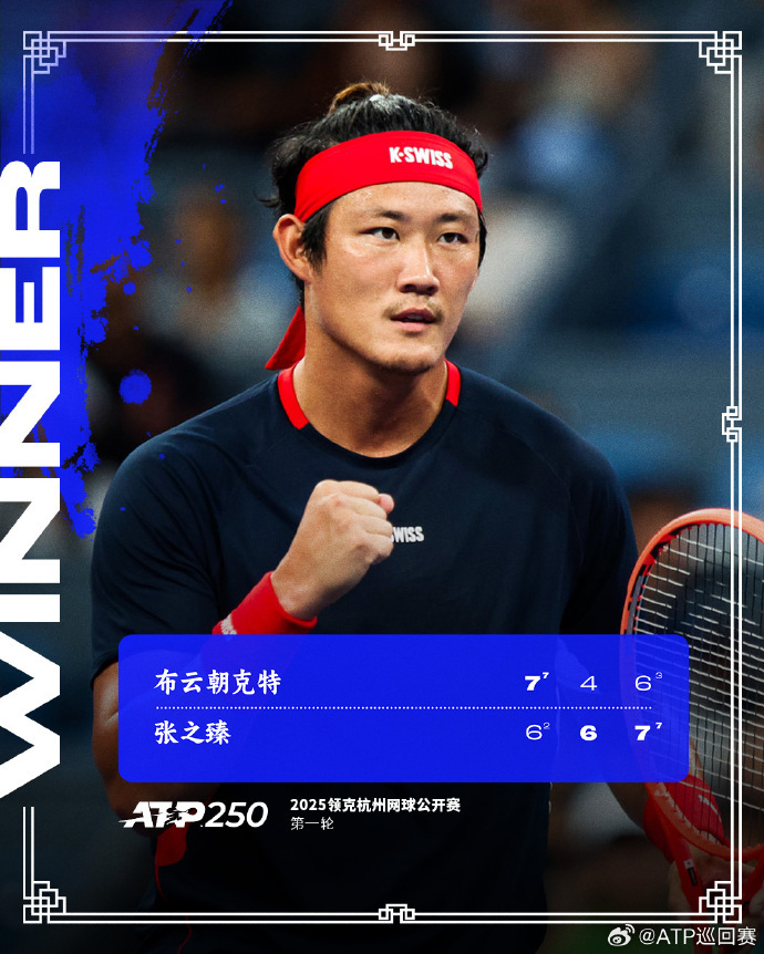 Zhang Zhizhen Hangzhou Açık'ta İlk Comeback Galibiyetini Aldı