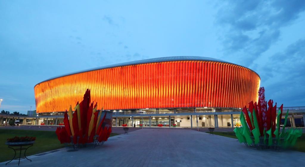 Belarus'un Yeni Futbol Stadı Kullanıma Açıldı