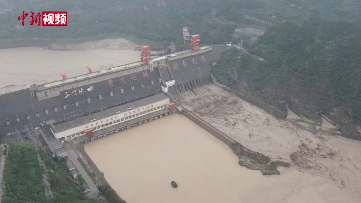 Sanmenxia Barajı'nda Dördüncü Sediman Boşaltımı Başladı