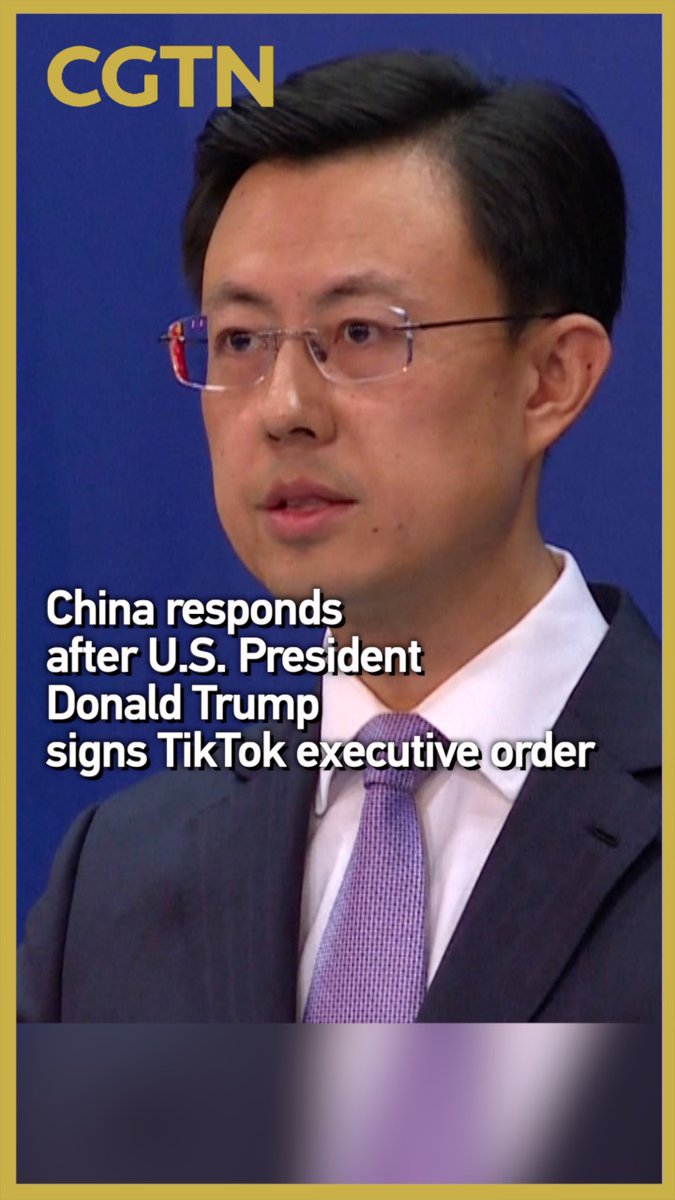 ABD Başkanı Trump, TikTok Uygulamasına Yönelik Yürütme Kararı İmzaladı, Çin'den Tepki Gelin