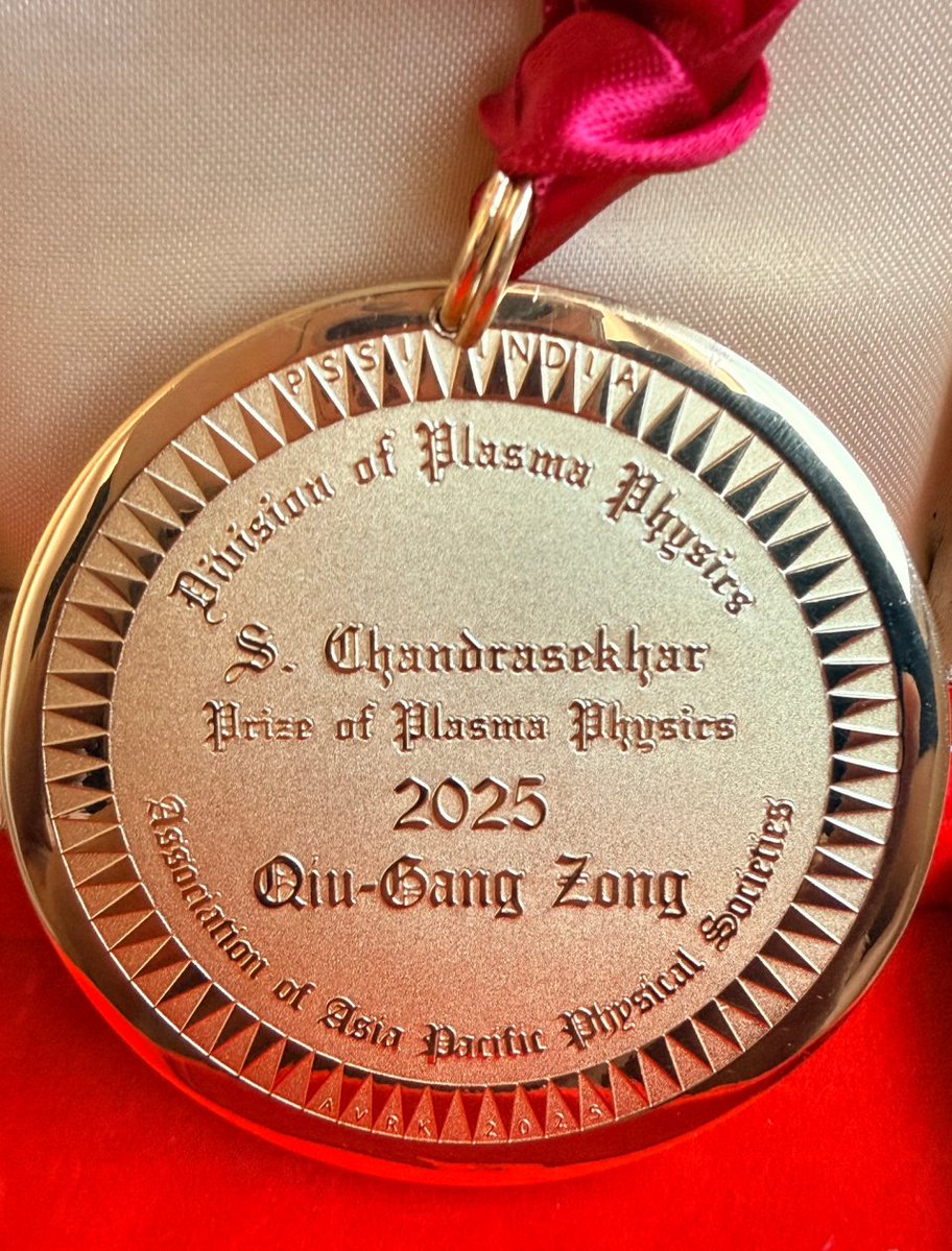 Peking Üniversitesi'nden Prof. Zong Qiugang Prestijli Chandrasekhar Ödülü'nü Kazandı