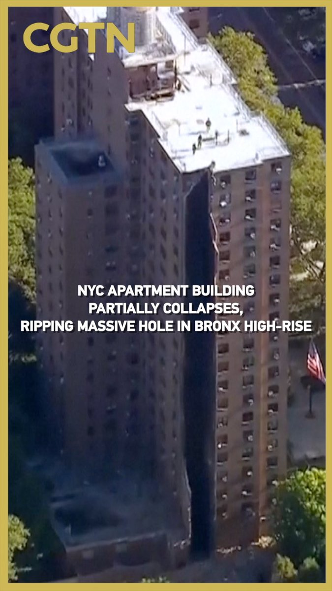 New York Bronx'taki Apartman Binasında Kısmi Çökme: Yaralılar Var