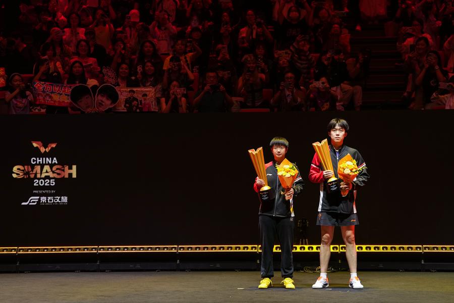 Sun Yingsha ve Wang Chuqin, WTT China Smash'te Karışık Çiftler Şampiyonu Oldu