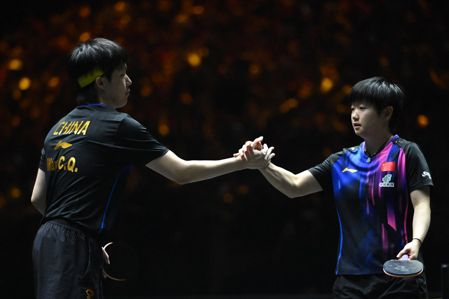 Wang Chuqin ve Sun Yingsha, WTT Çin Smash'te Karışık Çiftler Şampiyonu Oldu