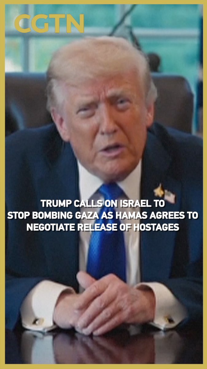 Trump'tan İsrail'e Çağrı: Gazze'deki Bombalamalar Dursun
