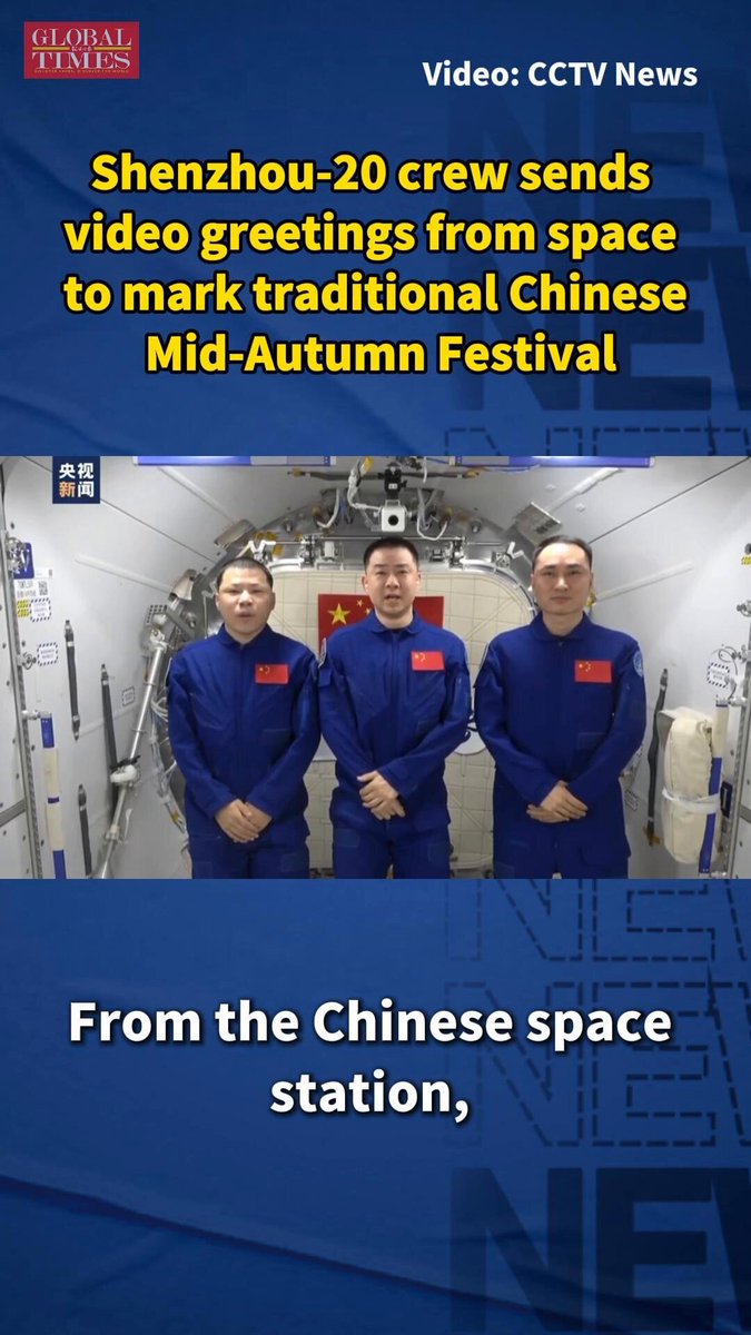 Çinli Astronotlar Uzayda Geleneksel Ay Festivali'ni Kutladı