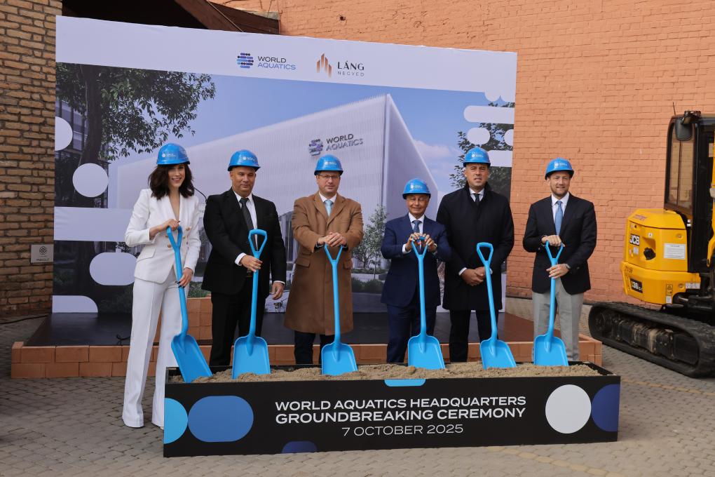 Budapest'e Yeni Dünya Su Sporları Merkezi: World Aquatics Genel Merkezi'nin Temeli Atıldı