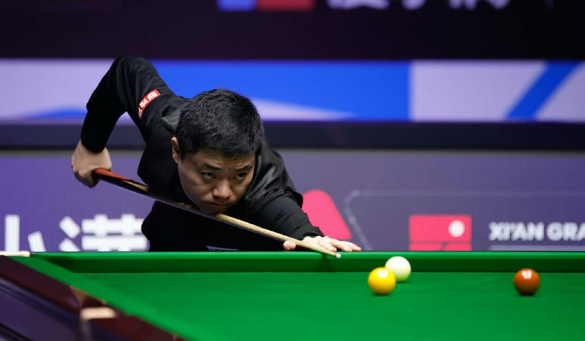 Ding Junhui, Xi'an Grand Prix'te Üçüncü Tura Yükseldi