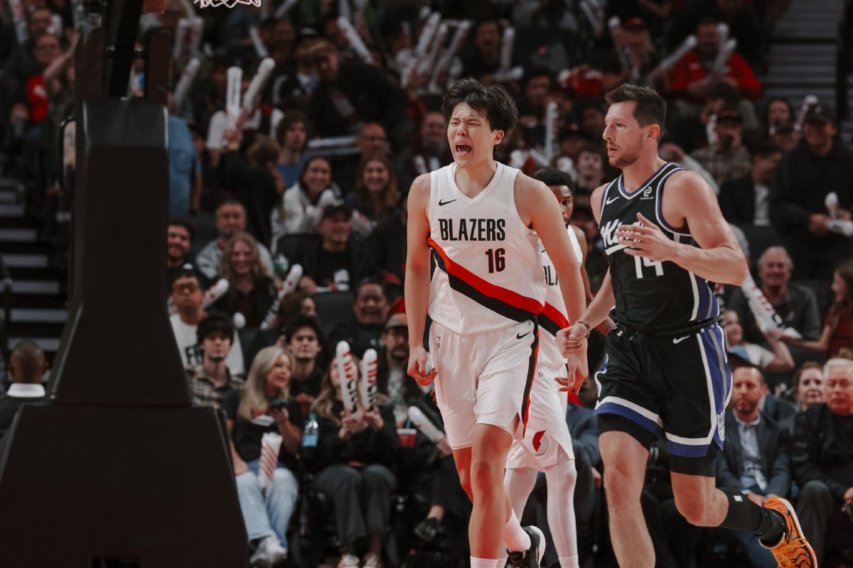 Yang Hansen Portland Trail Blazers'la Sahneye Çıktı, Sacramento Kings'i Son Saniyede Devirdi