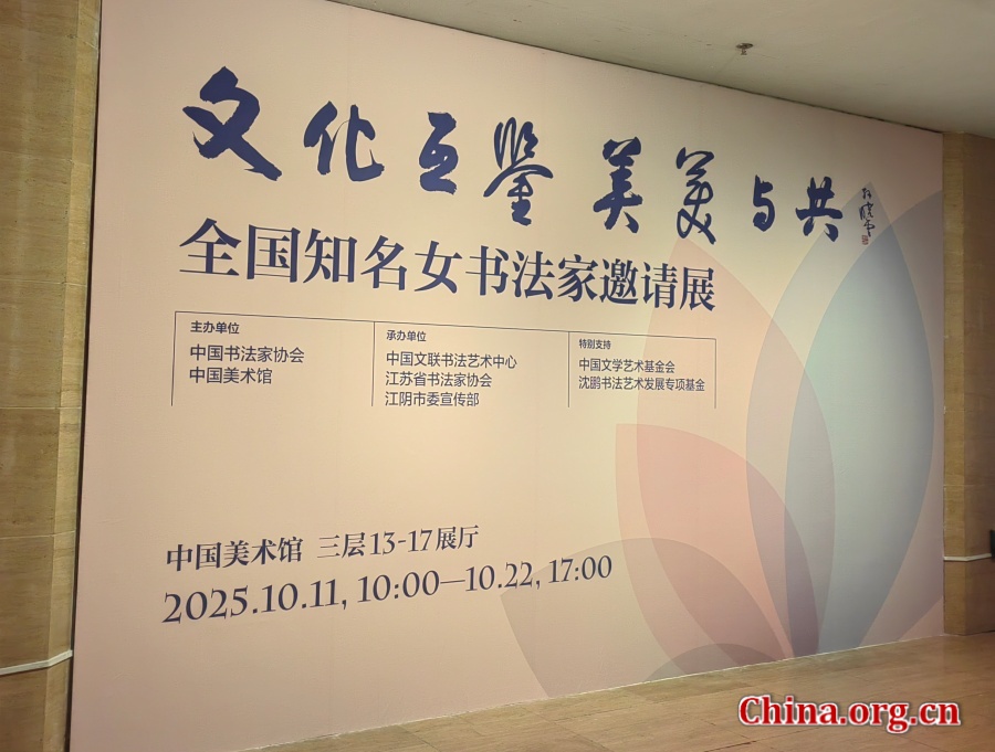 Kadın Kaligrafların Eserleri Beijing'de Sergileniyor