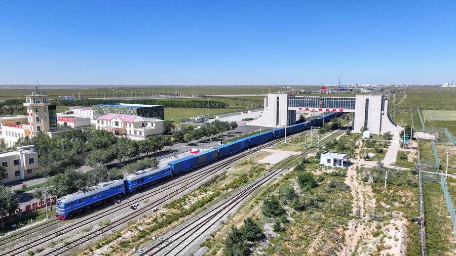 Çin-Avrupa Freight Trenleri Erenhot Limanı'ndan 20 Milyon Ton Eşya Taşıdı